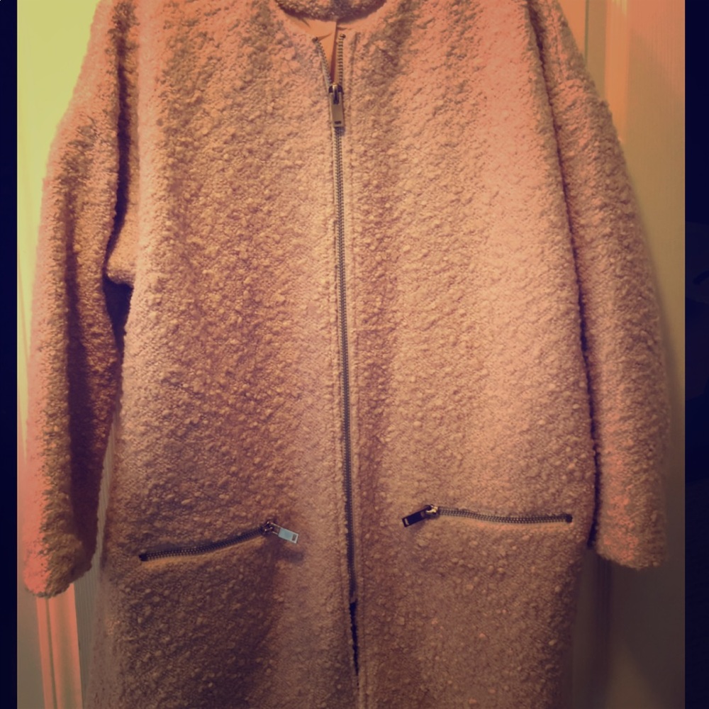 Brand new Forever 21 blush color pea coat